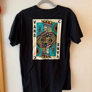 Vans playing card t-shirt